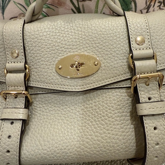 Mulberry Mini Alexa in Chalk - Picture 9 of 14